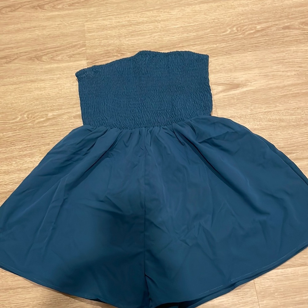 Tube top romper